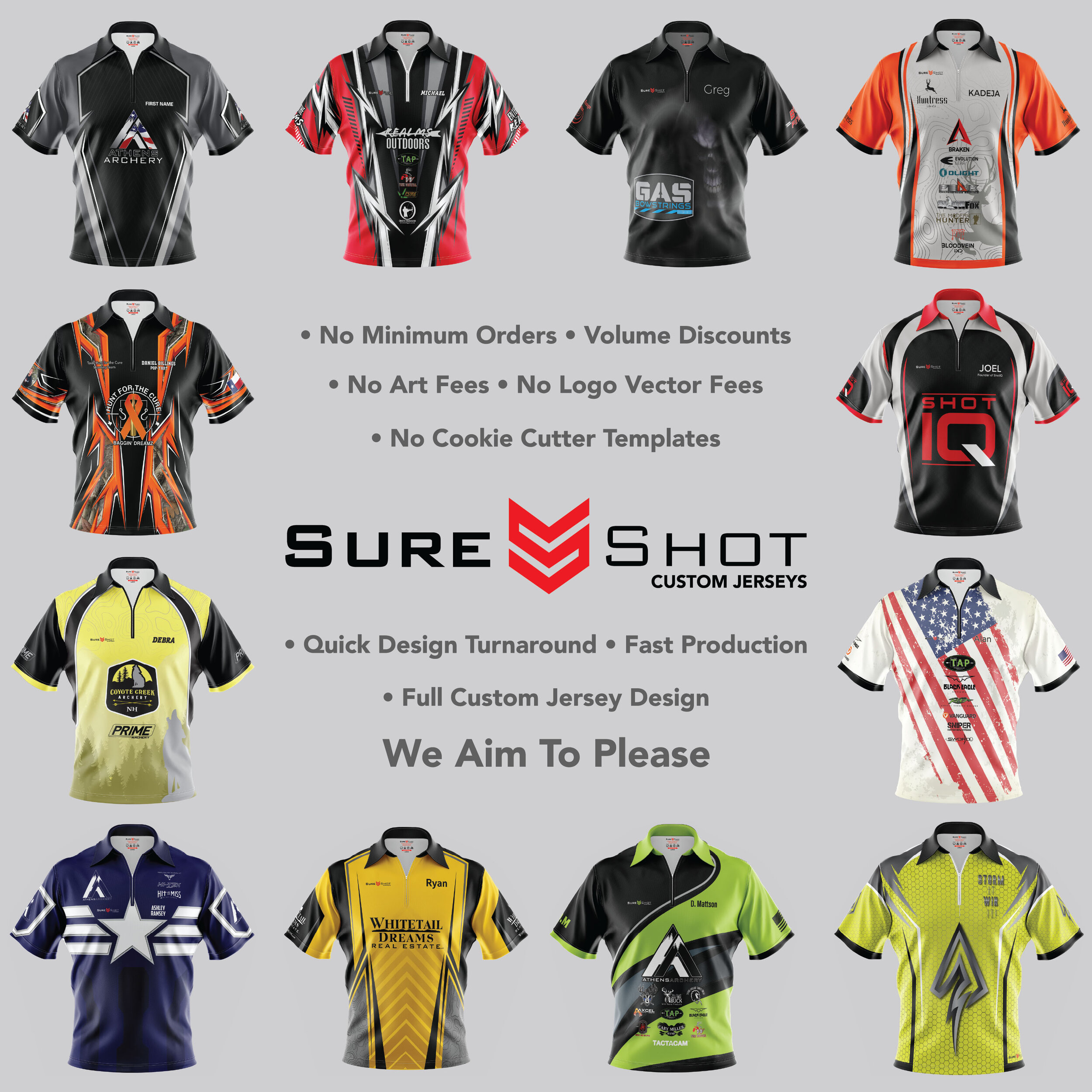 SureShot Custom Jerseys 