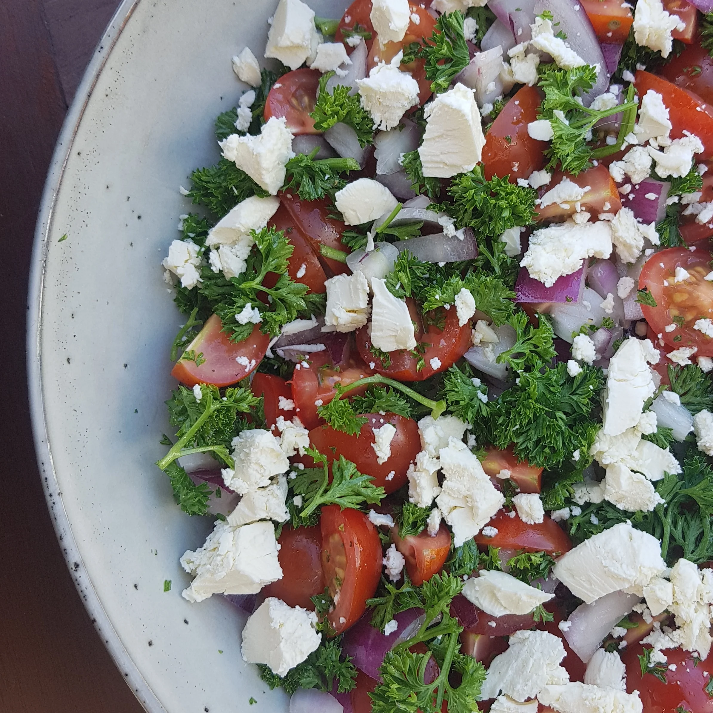 Marinated Tomato and Red Onion Salad