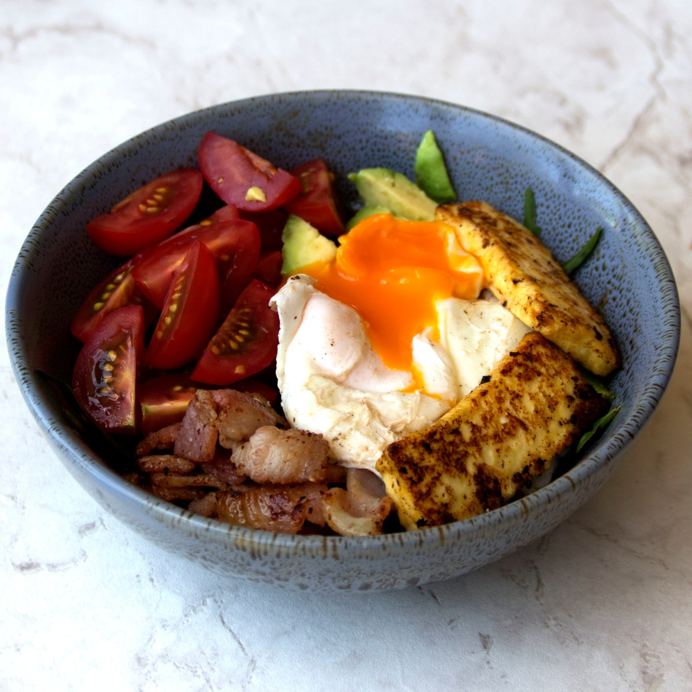 Bacon and Egg Salad Bowl