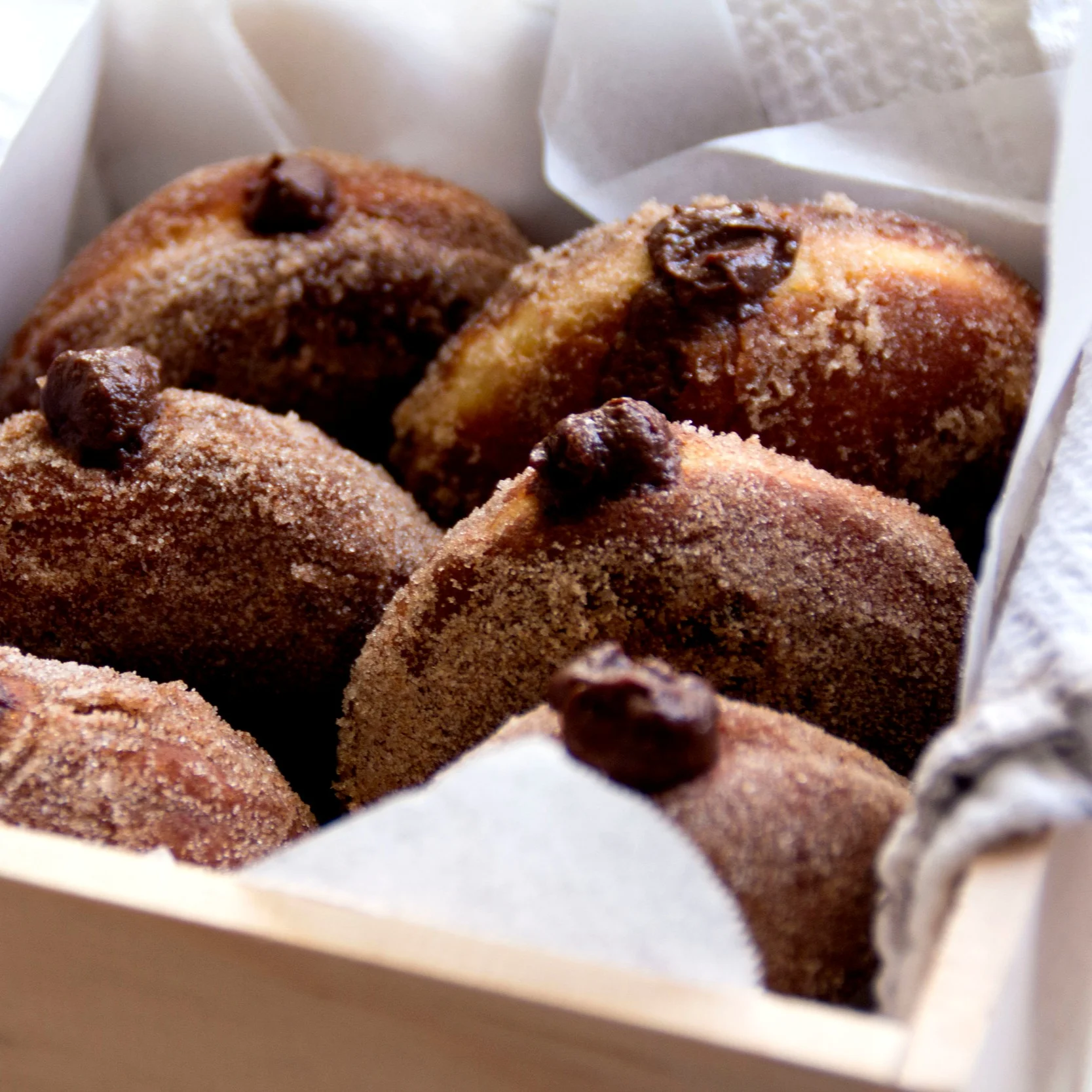 Belle's Classic Doughnuts With Custard Stuffing Two Ways