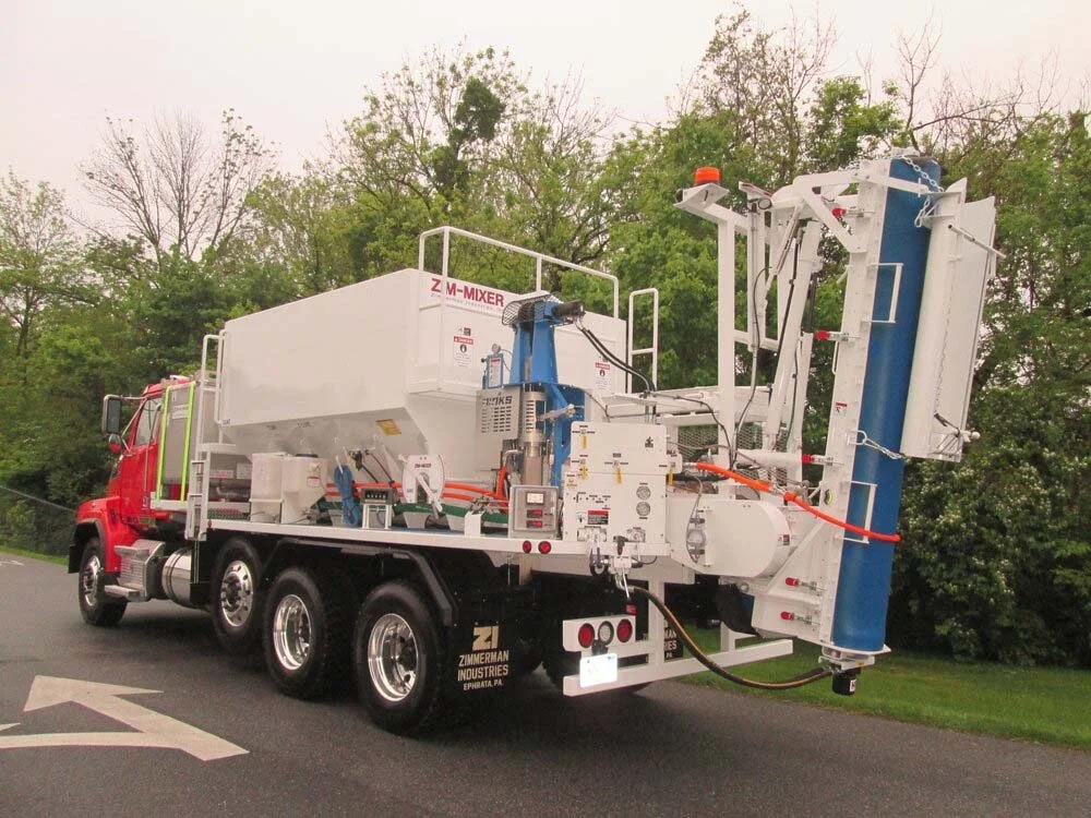 Polyester Concrete Mixers Zimmerman Industries, Inc.
