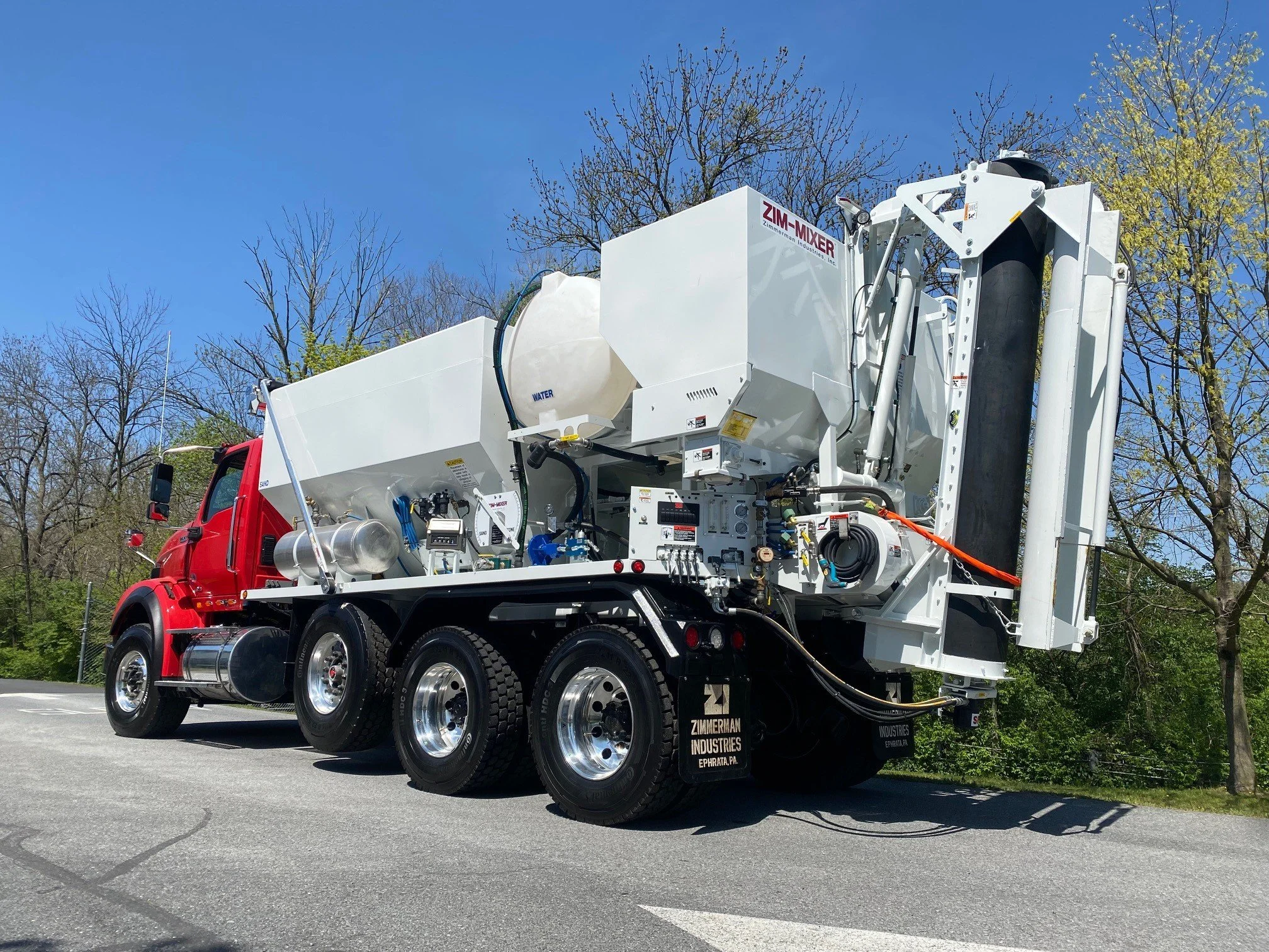 Volumetric Concrete Mixers Zimmerman Industries, Inc. Ephrata, PA