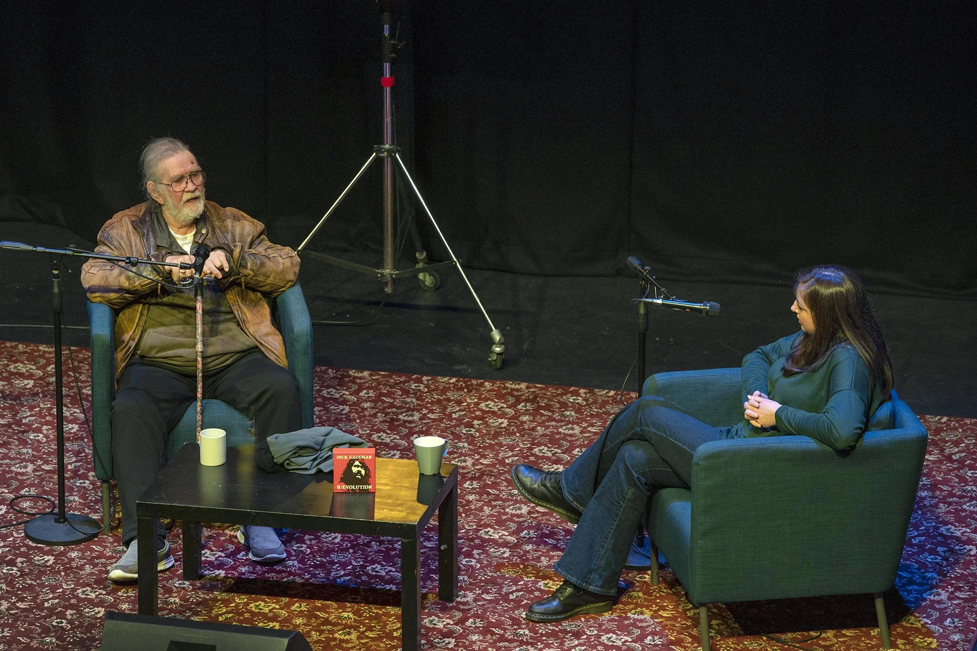 DICK GAUGHAN TALKS TO LORI WATSON