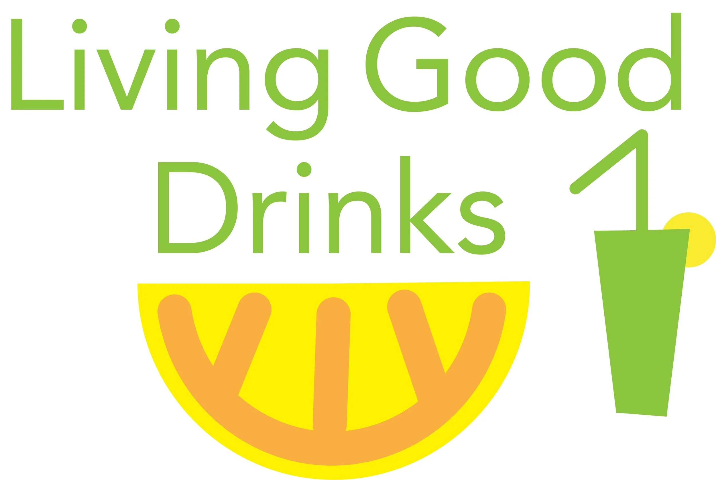 Living Good Drinks Beverage Logo