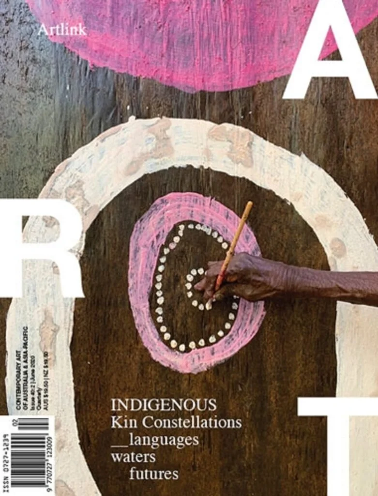 Moulton, Kimberley, and Eshrāghi, Léuli, eds. KIN CONSTELLATIONS languages_waters_futures. Artlink Magazine, 2020.