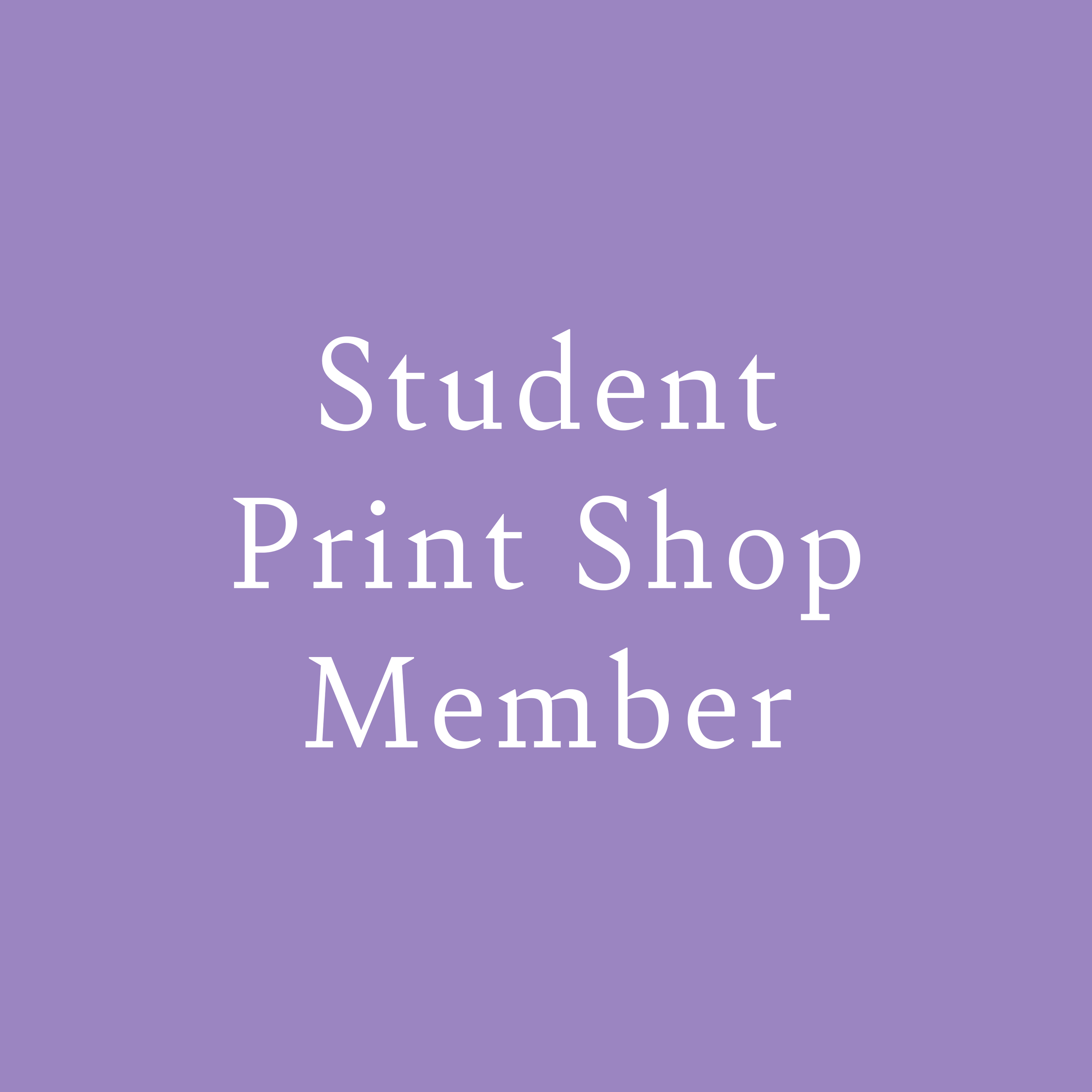 Student and Recent Student Membership