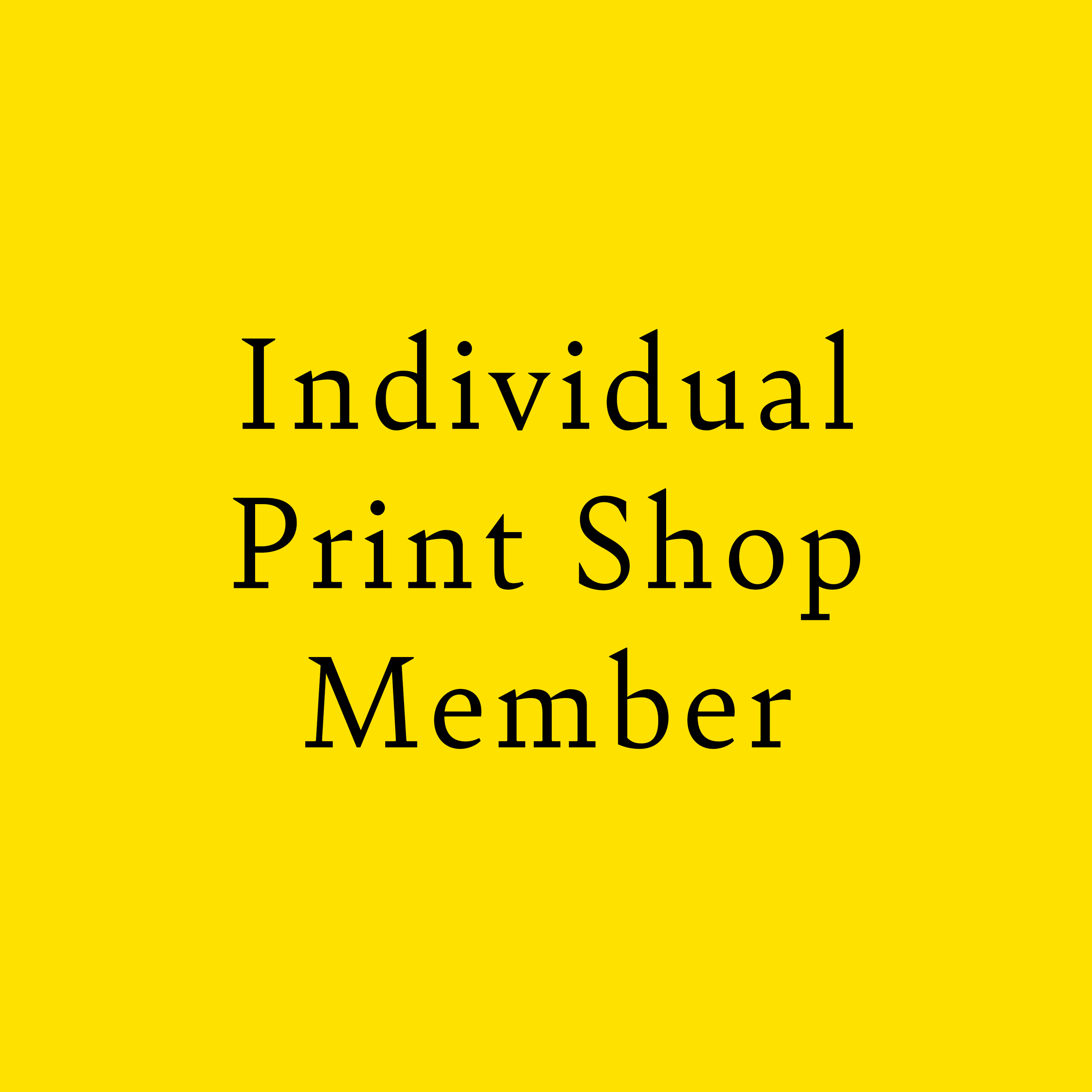 Individual Membership