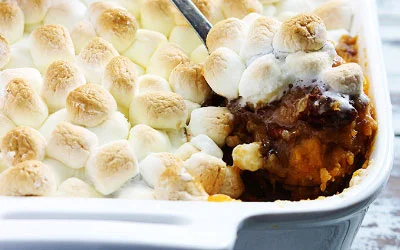Candied Pecan Sweet Potato Casserole