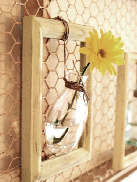 Simple Spring Framed Vases