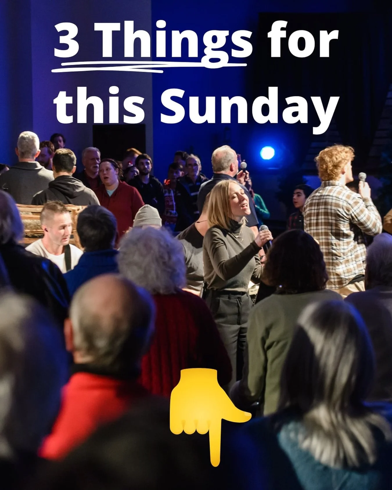 Here are three things happening THIS SUNDAY that you do not want to miss!

1. Vision Night 🔭👓👀
After two nights of asking God to show us all the resources and opportunities he has given us, we are going to begin the process of seeing what vision o