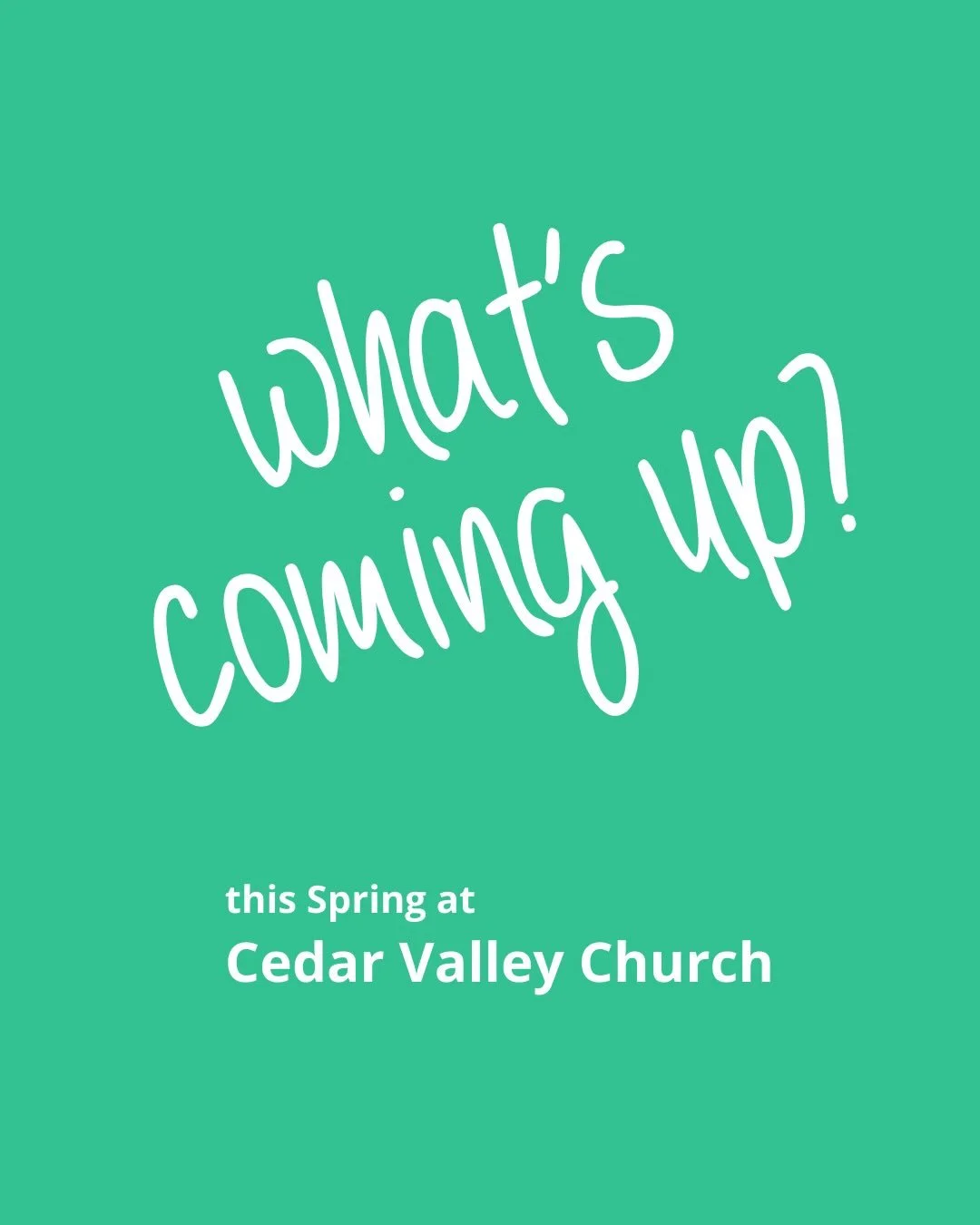 here&rsquo;s your Spring Calendar 👇
✝️ Good Friday
10am on Friday, April 3
enter into the moments of Christ&rsquo;s suffering and death
🐣Easter Egg Hunt for our City
10am, Saturday, April 4
let&rsquo;s serve and share hope with the families of our 
