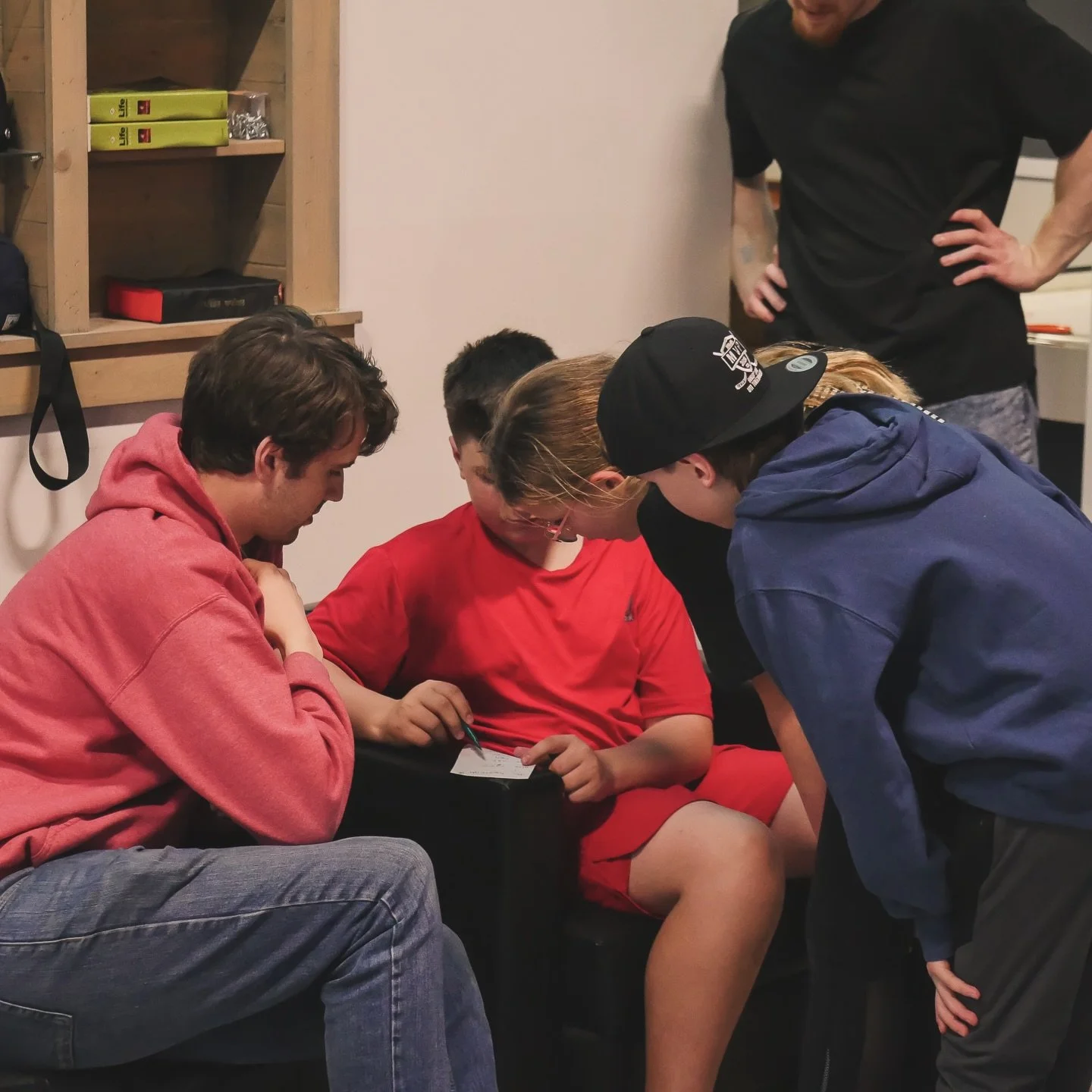 Bible study starting tonight! Come early to youth at 5:45 and spend some time diving deeper into the word. Ask big questions and learn some bigger things about God and your own life 

Wednesdays at 5:45, youth group at 7!