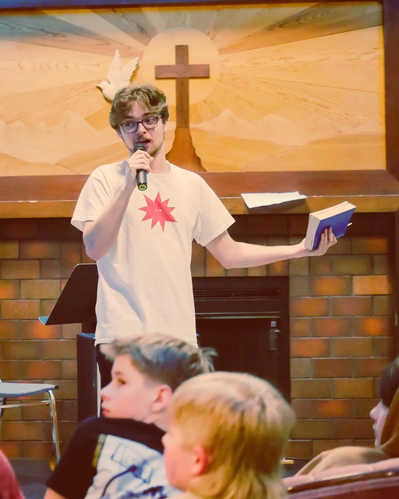 Youth Bible Study tonight at 5:45 before youth! See you there :)