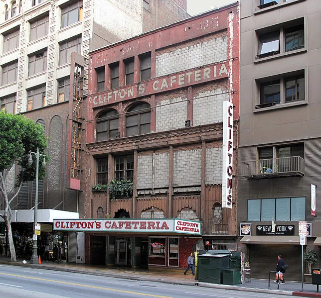 Clifton’s Cafeteria photo courtesy of Creative Commons Downtowngal