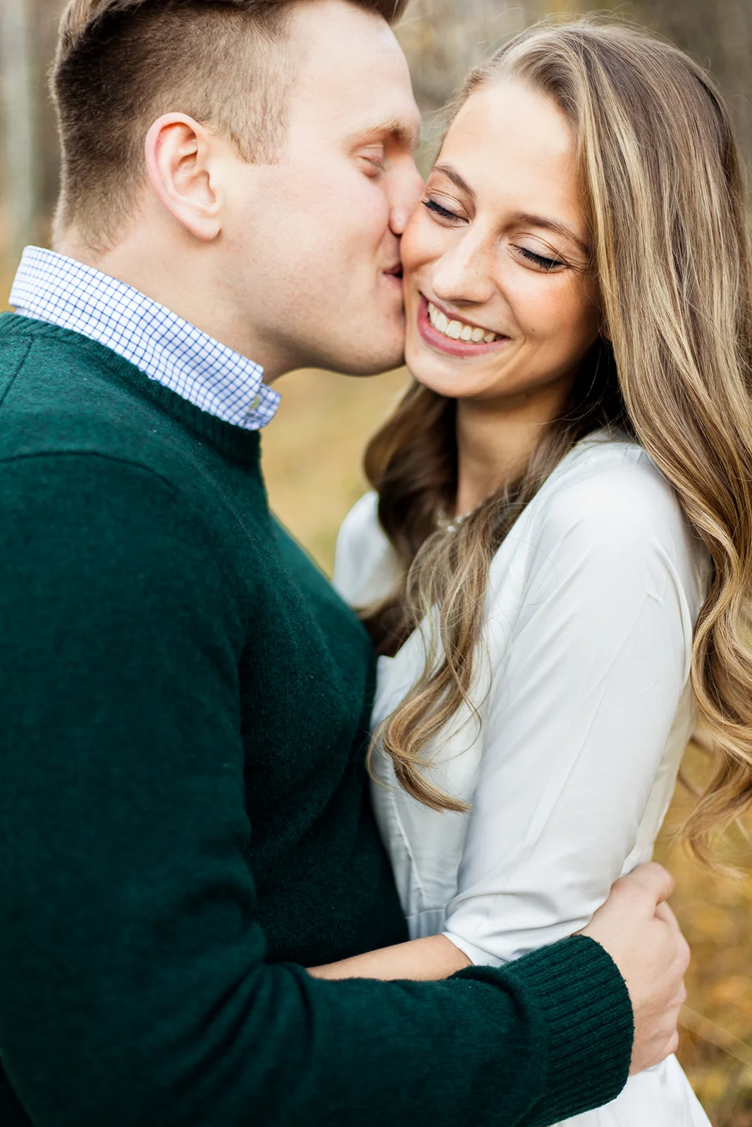 Fall engagement photos, fall colors engagement photos, candid engagement photos, Sundance Resort engagement photos