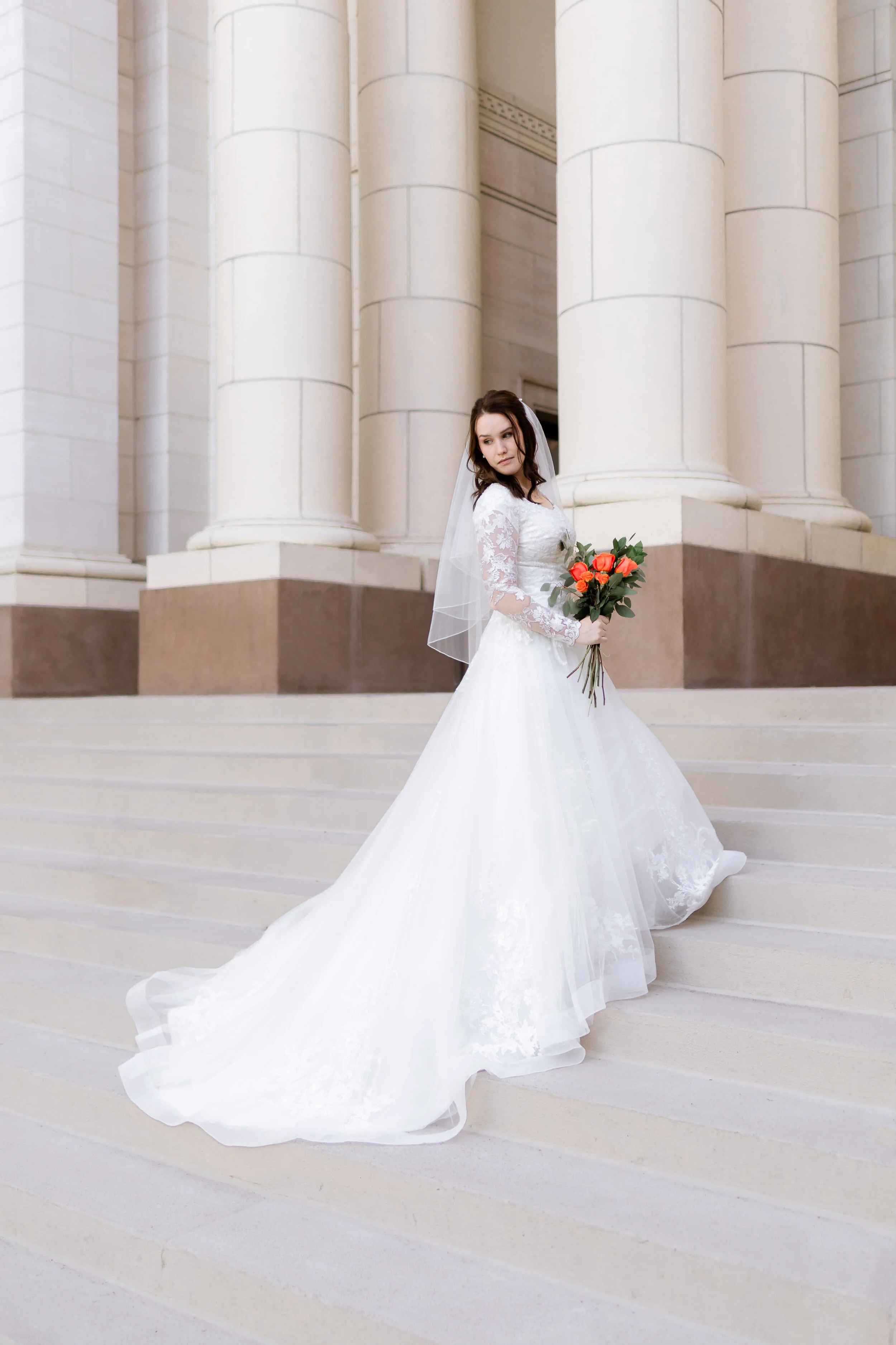 Bridals at BYU Campus, Provo, Utah