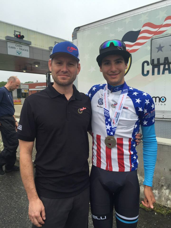 Coach Chad with National Champ Jake Arnold