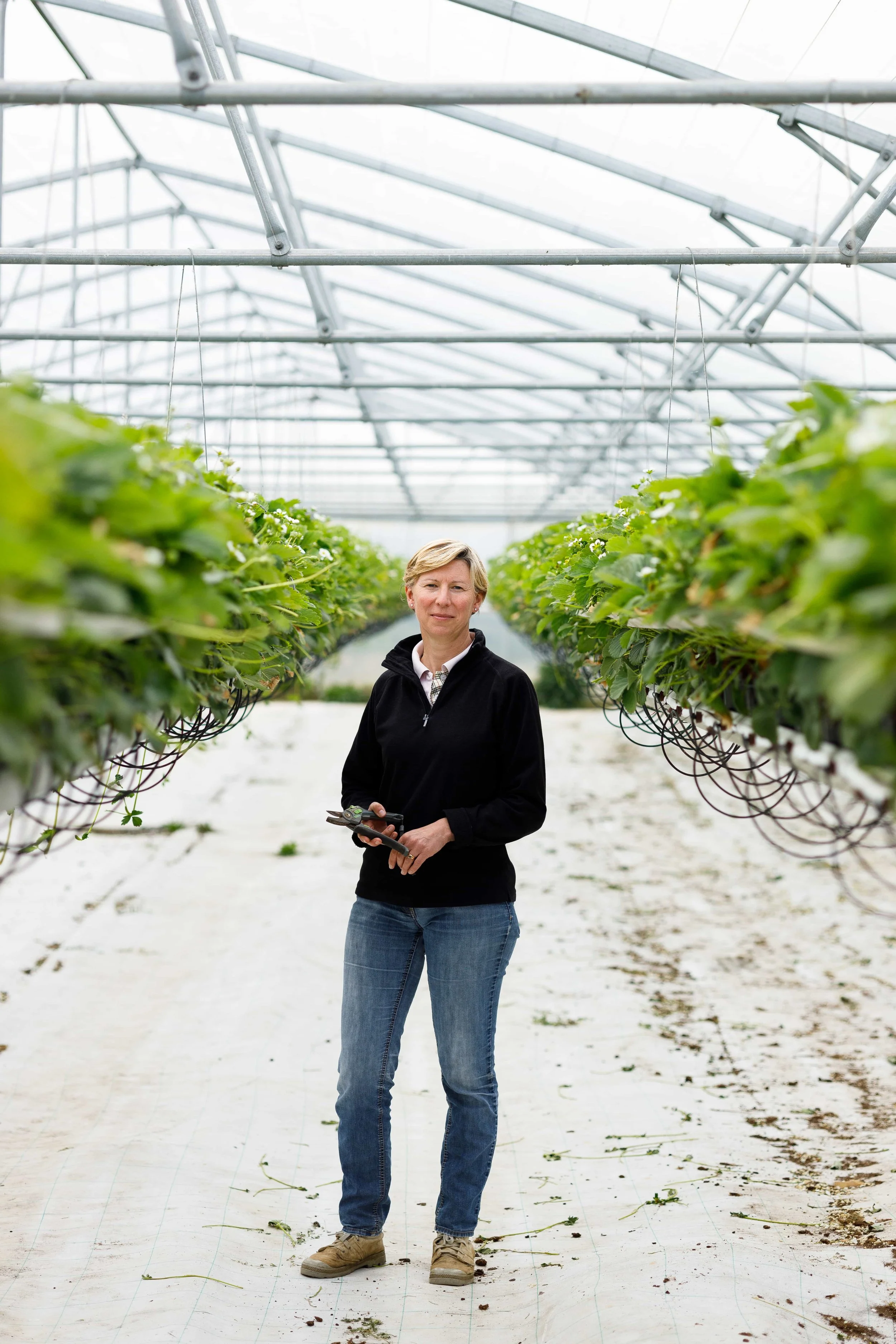 Portrait en serre / environnement métier