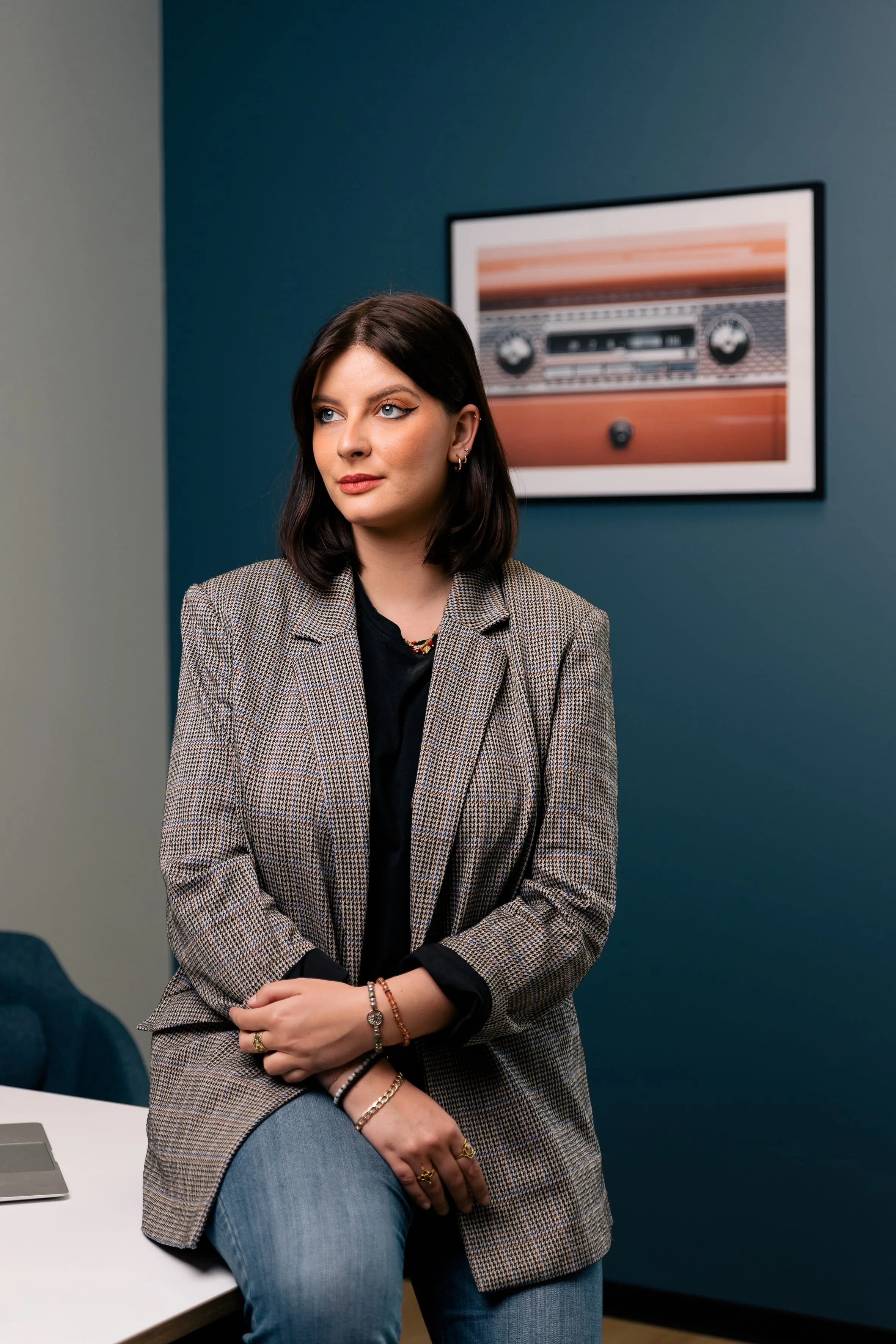 Femme en environnement professionnel