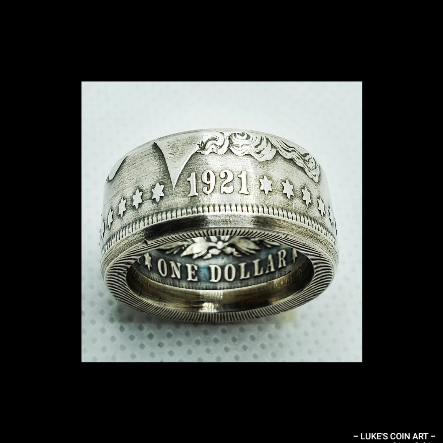 指輪・リング Morgan Dollar Ring Amazon.com: 1921 Morgan Silver Dollar Ring | Silver Coin