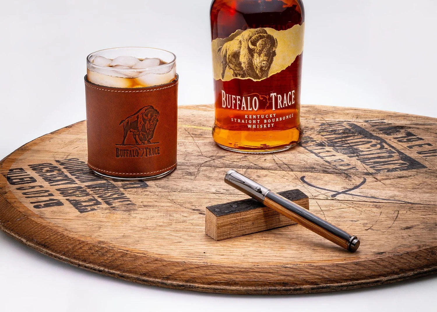 Custom Roots & Jones writing instrument for Buffalo Trace