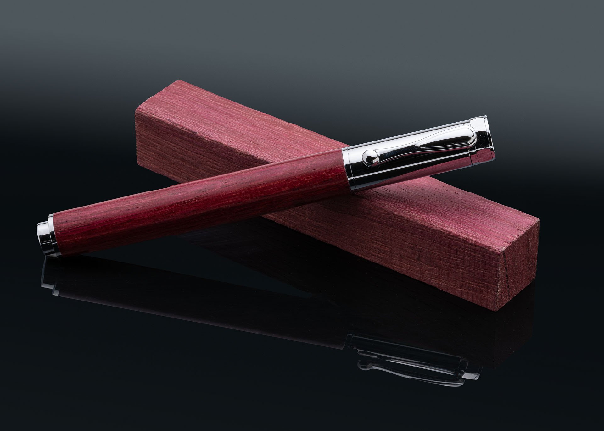 Purpleheart Magnetic Rollerball