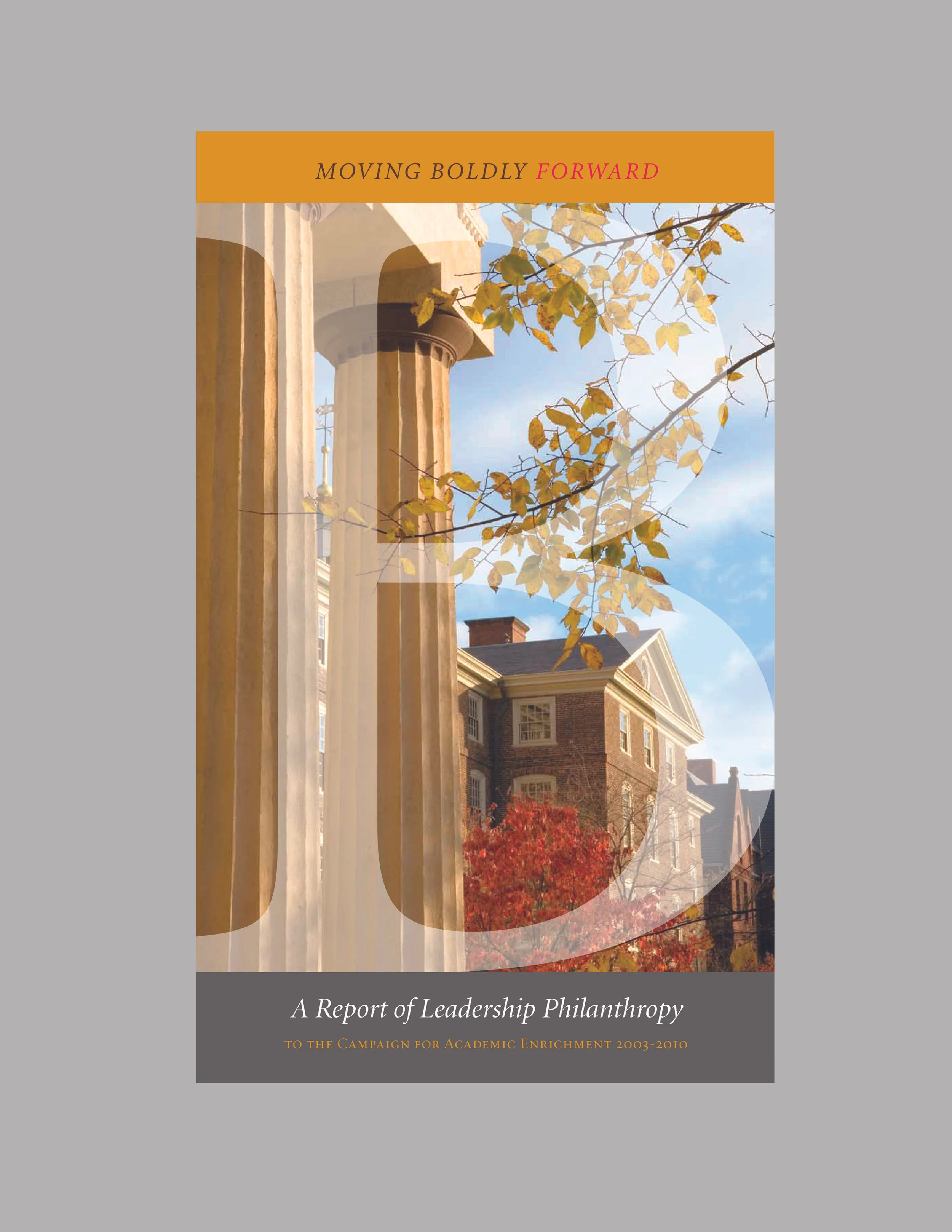 Brown University Advancement Report Cover