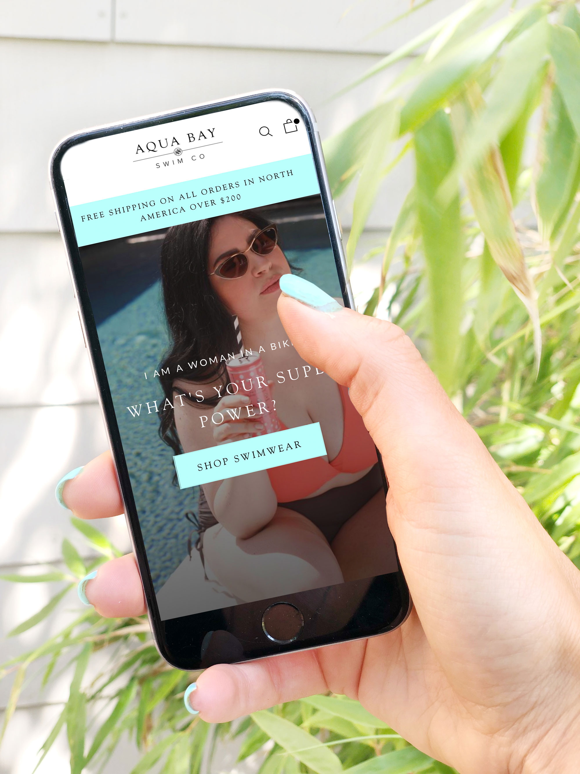 Aqua Bay Swim Co. - Mobile Homepage