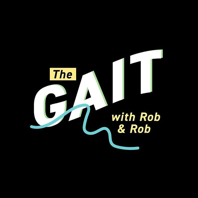 🎙// It&rsquo;s time for my 1 post every 6 months or so! Featuring a logo for: @thegaitpodcast, a new pod by my friends Rob &amp; Rob! I haven&rsquo;t listened to it, but it&rsquo;s probably good! 😉
