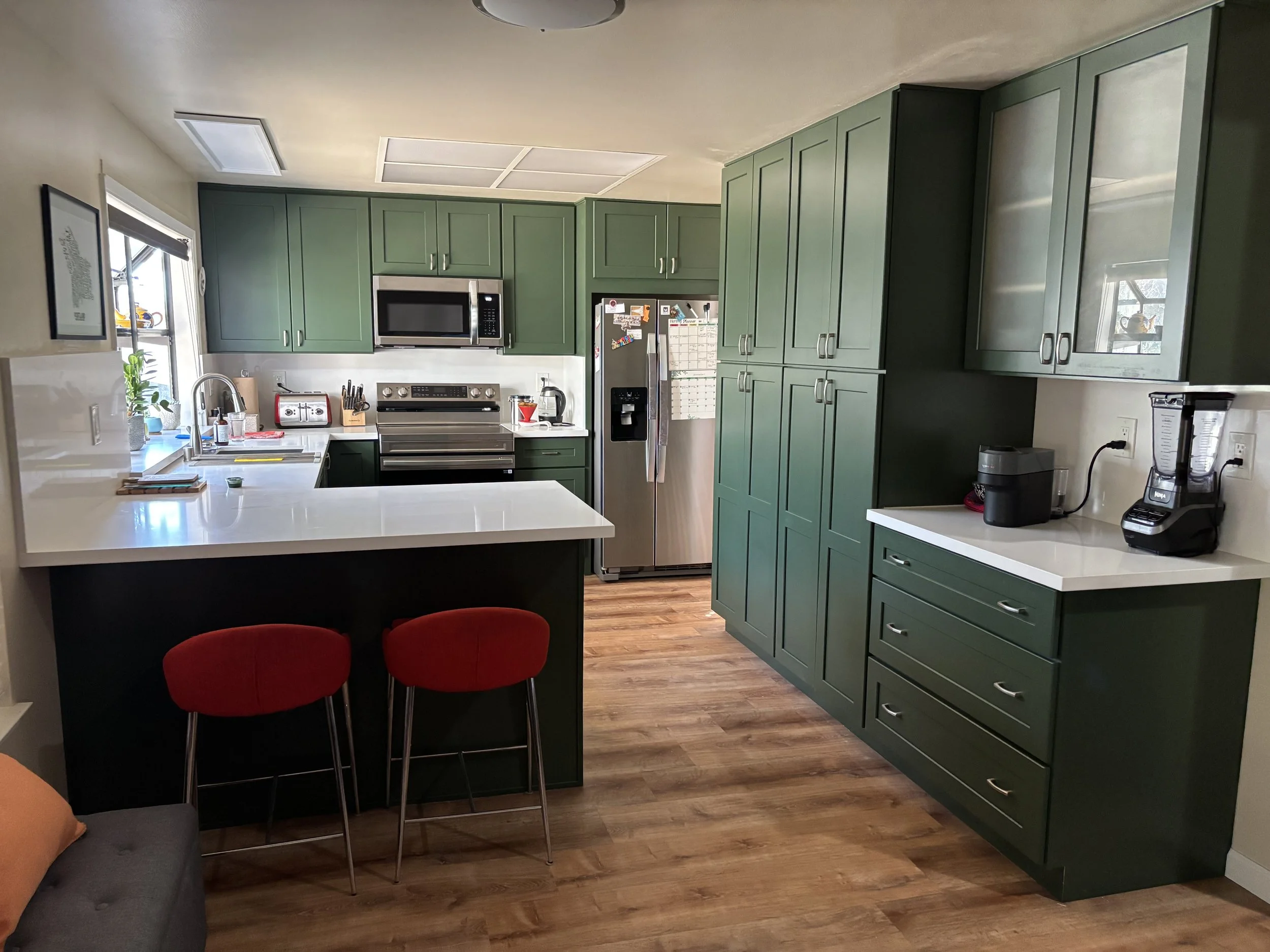 Transitional Kitchen Remodel by P&Y Kitchen Cabinets and Stones project photo
