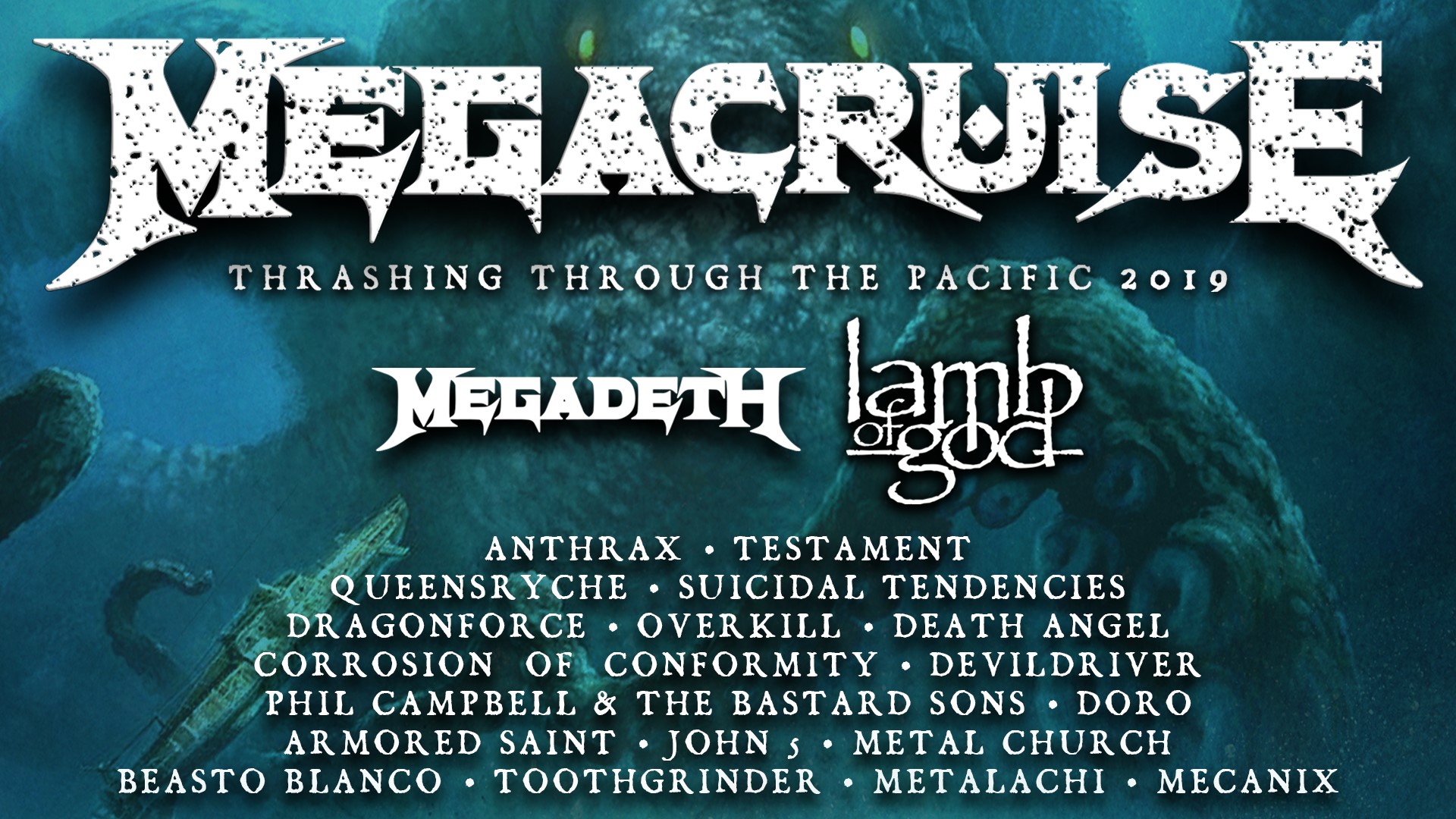 Inaugural Megacruise Announces Final Lineaup with the Addition of Lamb of  God — CHUMMY