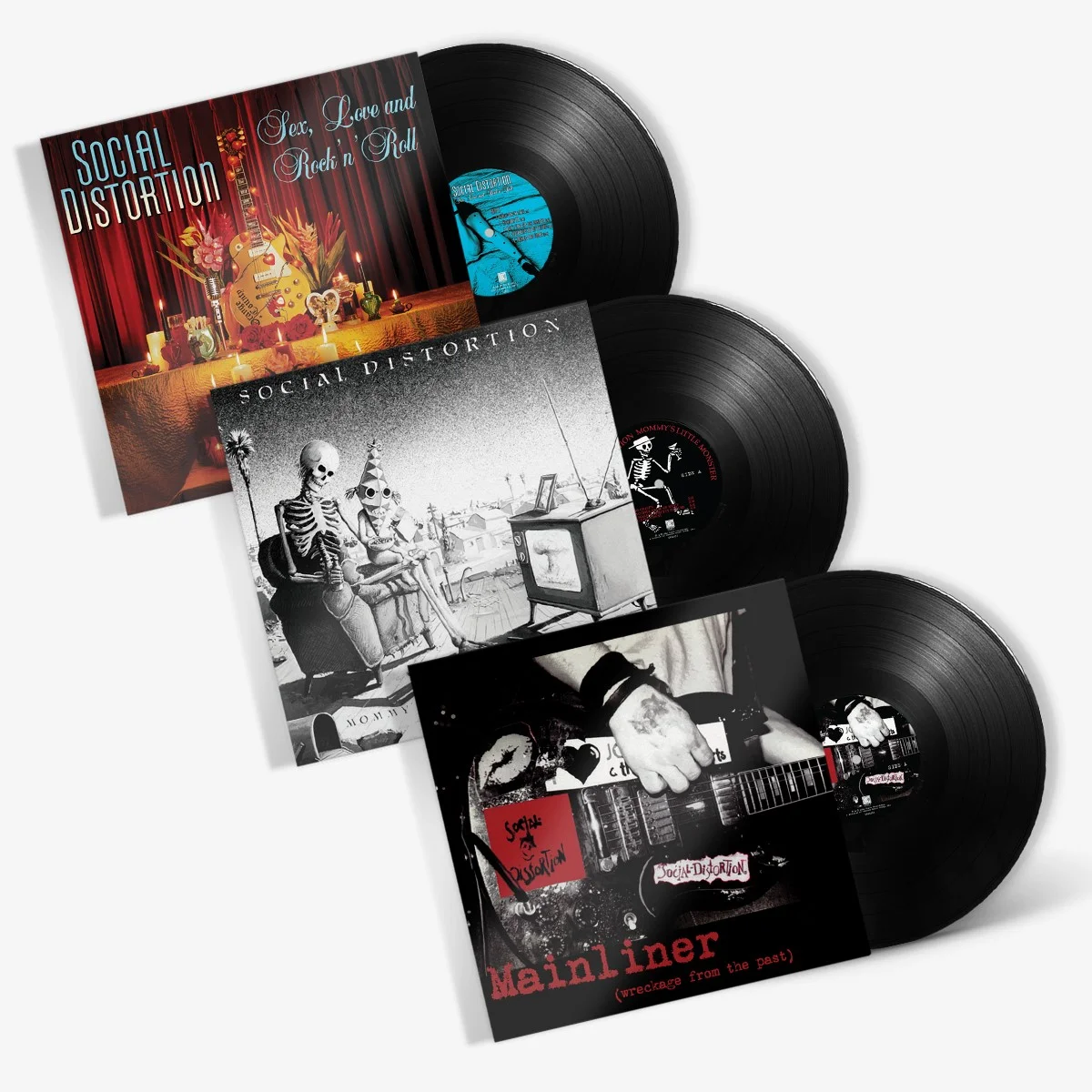 Craft Recordings to Reissue  Three Classic Social Distortion Albums on Vinyl (Sept. 27)