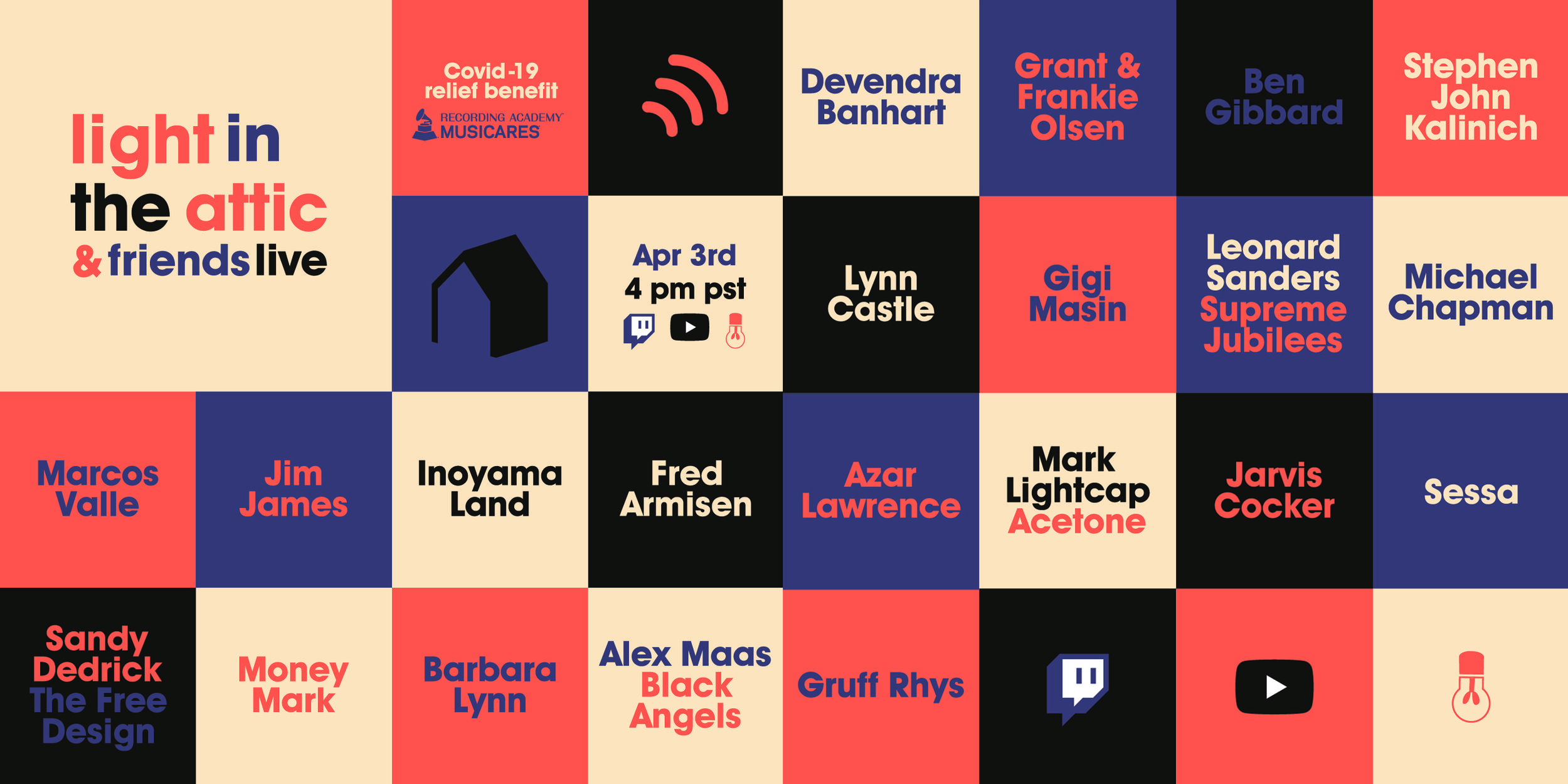 Light In The Attic Records to Stream Live Charity Concert 'LITA &amp; Friends at Home' on Friday (4/3)