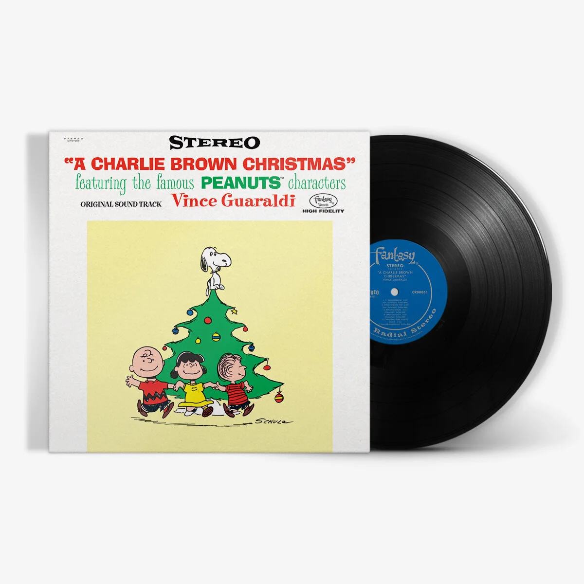 vinyl pressing of 'A Charlie Brown Christmas' (available from