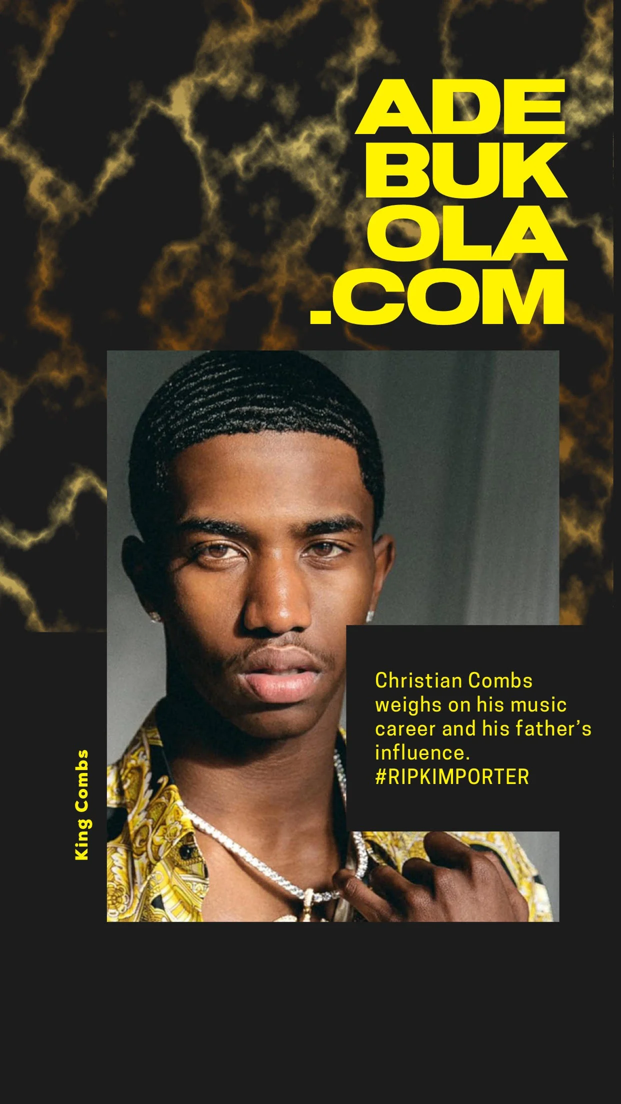 Christian Combs on How Diddy Supports His Career