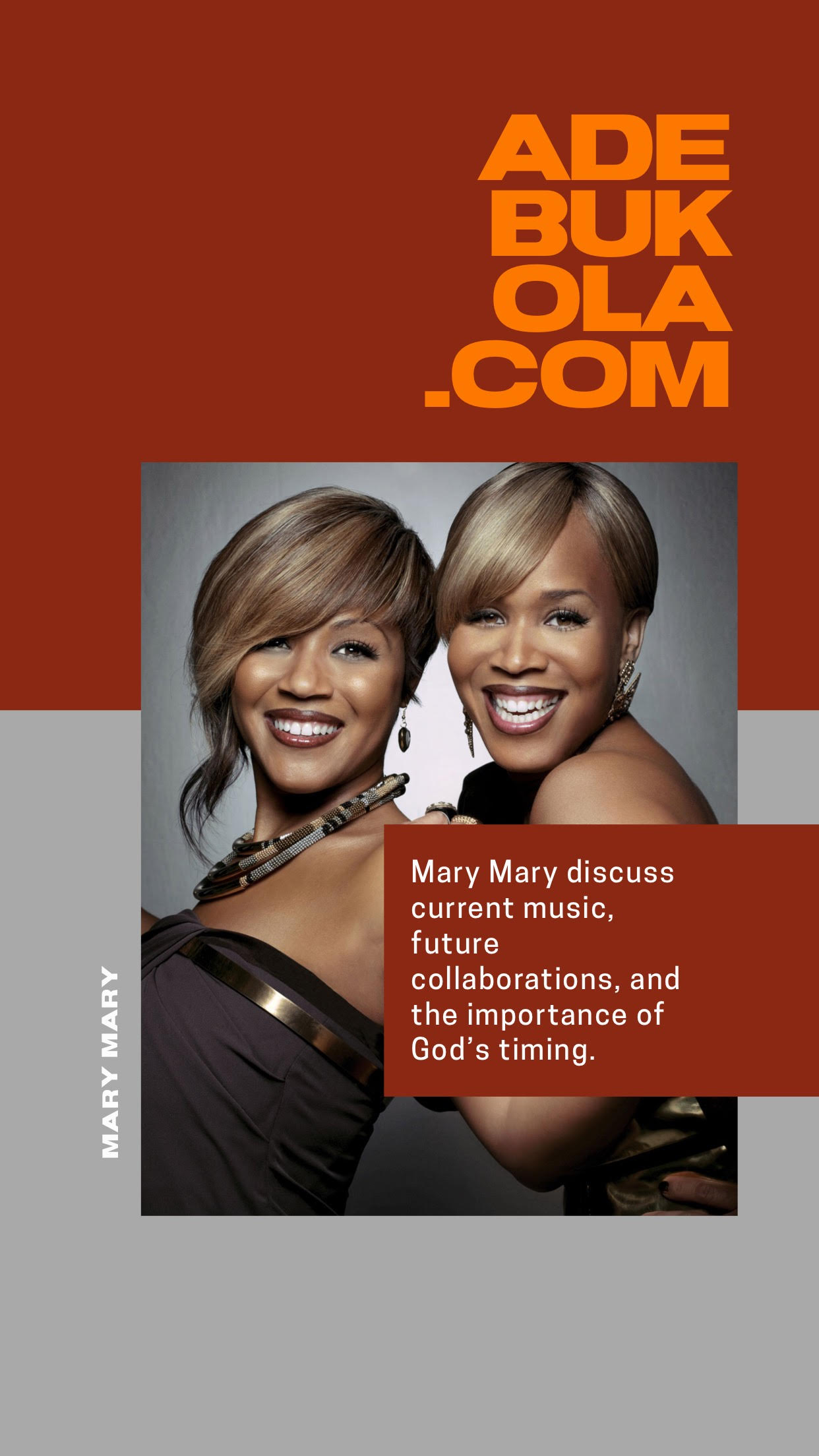 Mary Mary on Current Music and Future Collabs