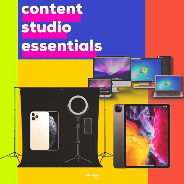 There&rsquo;s a physical piece to digital content and as a content creator there are plethora of gadgets that&rsquo;ll maximize your potential to stand out.
⠀
Most of us have been creating content-based marketing for a VERY long time. With most agenc