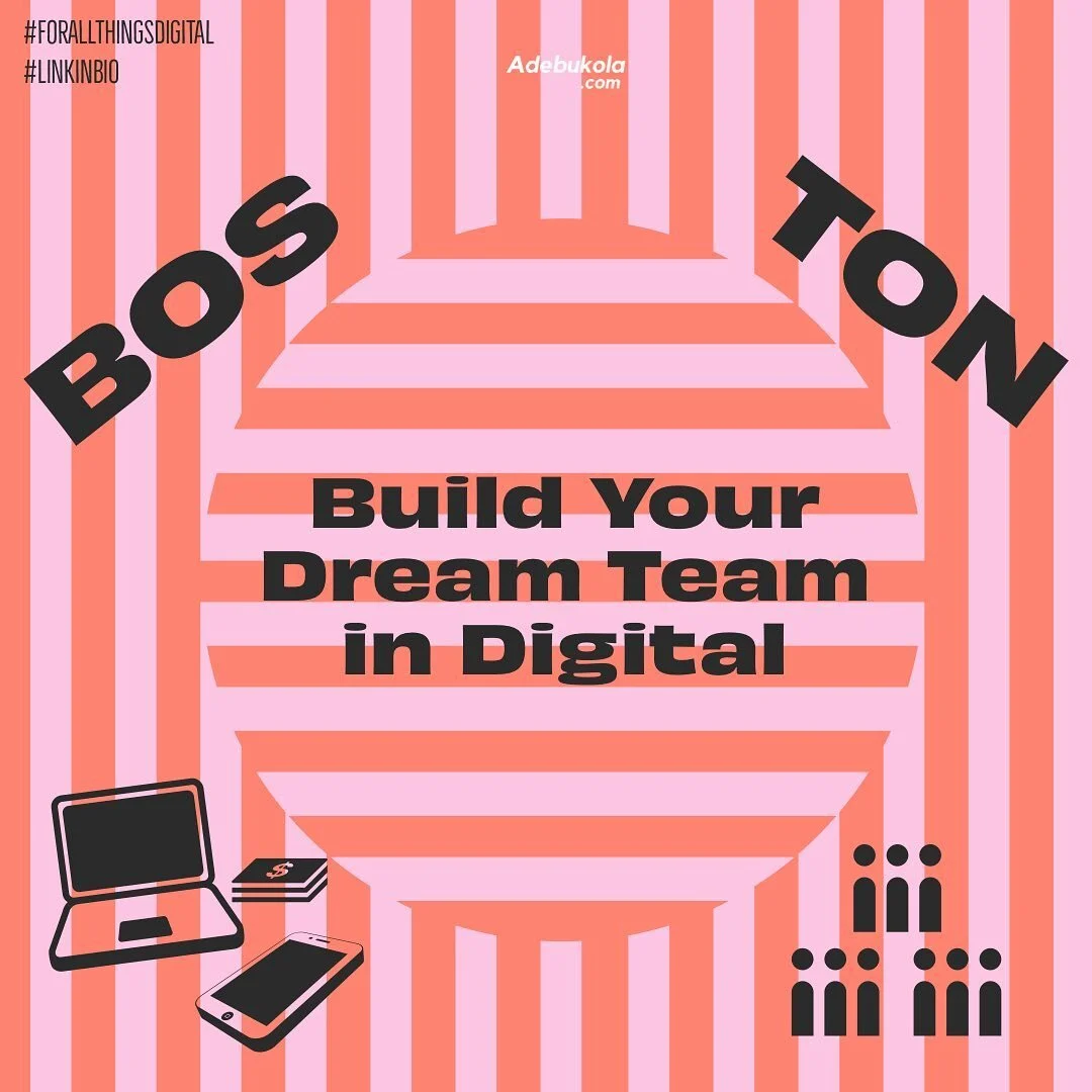 Are you a small/local business or solopreneur based in Boston or Massachusetts?
⠀
To understand the digital needs in Boston&rsquo;s Black business community, Adebukola.com, For All Things Digital created this form to learn more about you. Our goal is