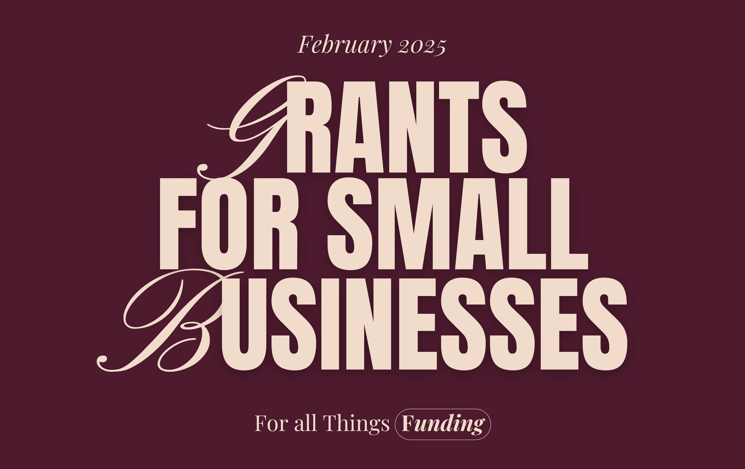 February 2025 Small Business Grants