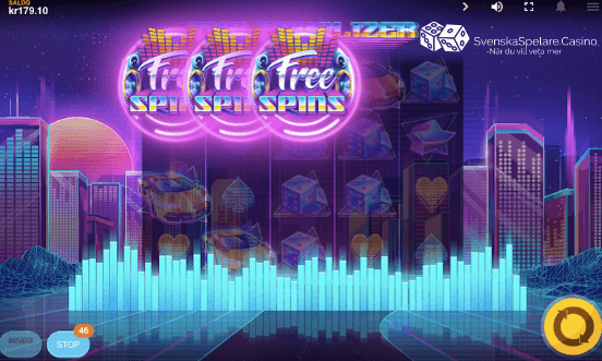 3 stycken free spins symboler startar dina gratissnurr