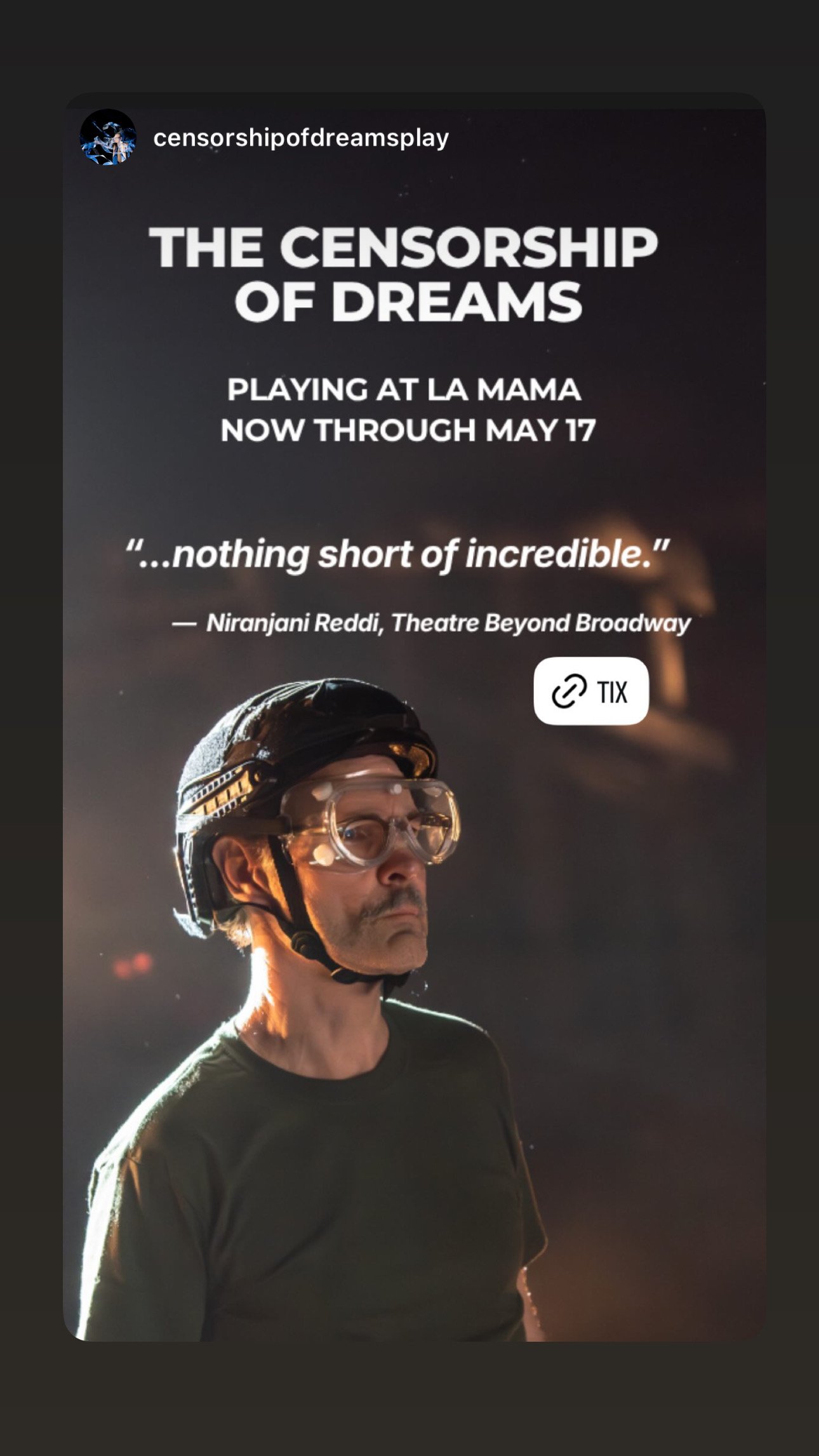 Censorship of Dreams - Chris Jaymes - Actor - La Mama Theater NYC