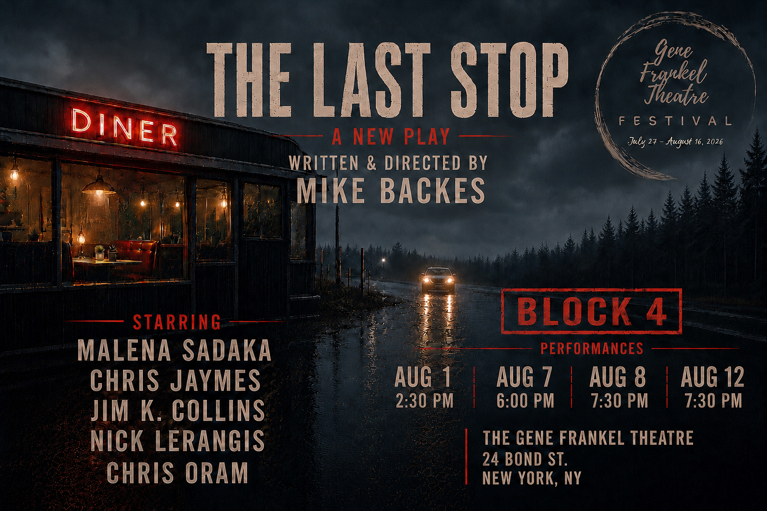 Last Stop - Chris Jaymes - Actor - Best Play Gene Frankel
