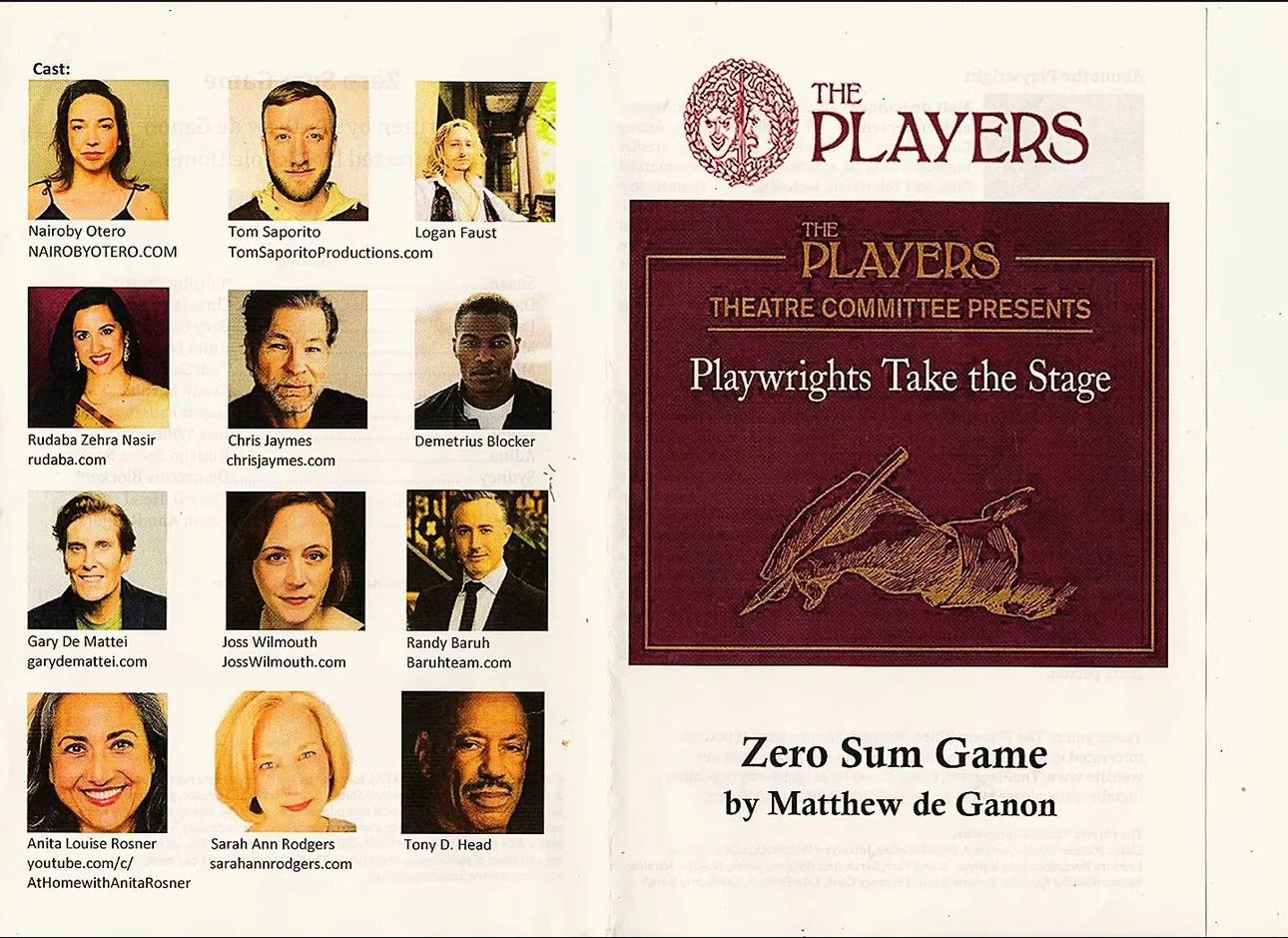 The Players Theater - Chris Jaymes - Actor 