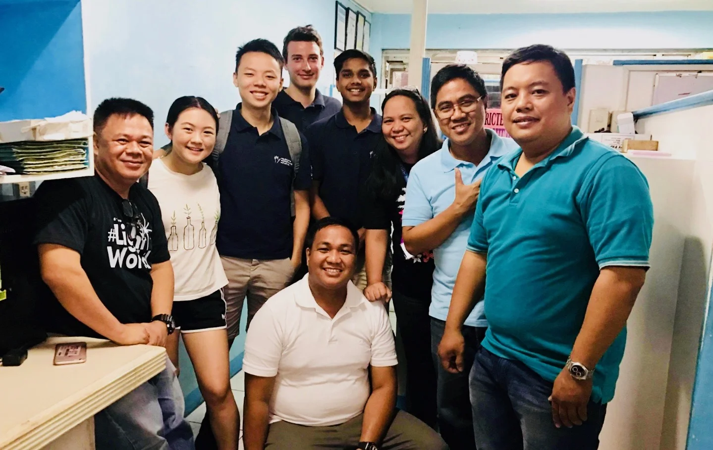 Our Initiatives consultants at a client site in the Philippines, working on a market research project for a repeat-client.