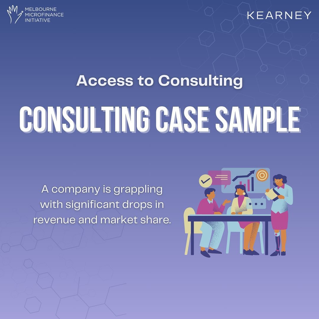 Here&rsquo;s a sneak peak into what kind of case you may expect to undertake at Access to Consulting!! Learn from experience consultants from Kearney about how to approach it step by step. 😁
 
💙 Event Details 💙
🗓️ Date: Thursday, 18th April 2024
