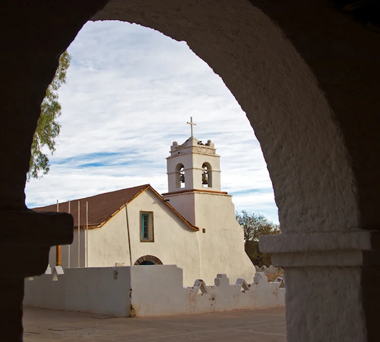 Iglesia San Pedro is a delightful, little, colonial church in San Pedro de Atacama built with indigenous, artisanal materials.