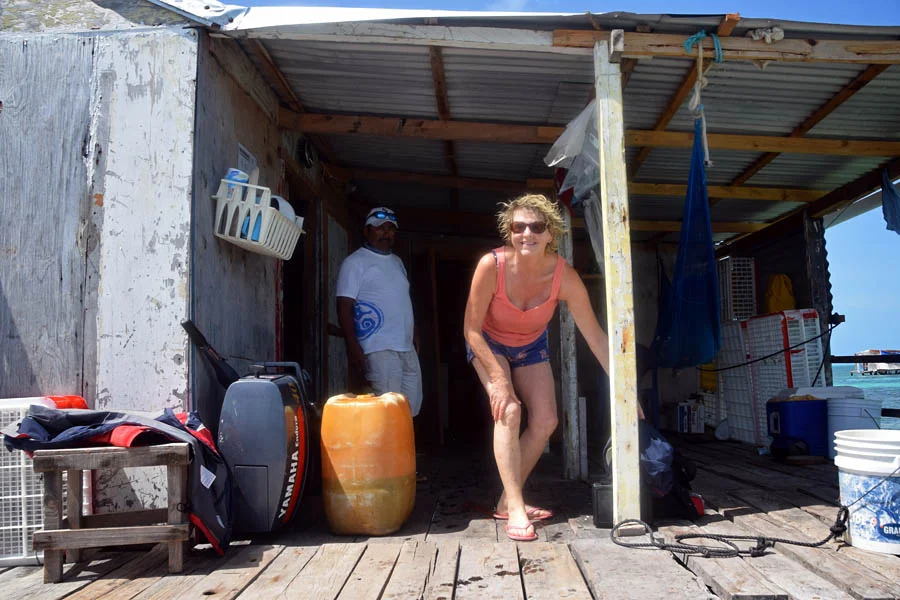 The shack might not have looked comfortable, but it was. It had all of the amenities needed – a hammock in which to sleep, soft summer breezes, fresh water and food the crew had brought with us and a propane stove with which to cook.