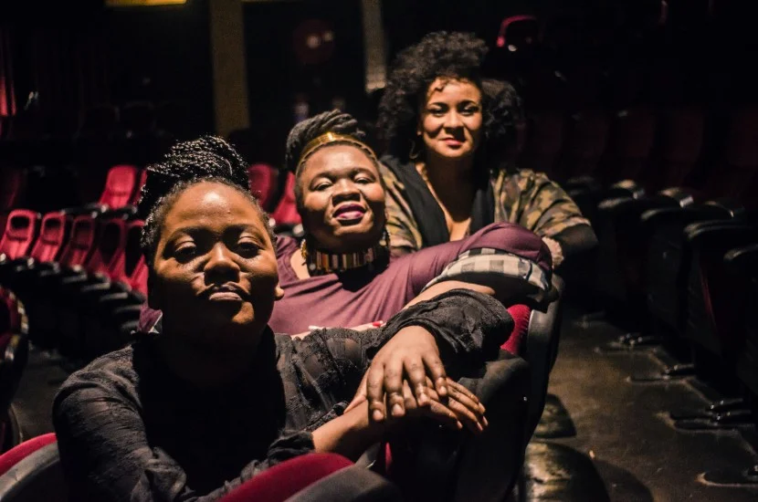The cast of Venus Versus Modernity , a musical about the life of Saartjie Baartman.