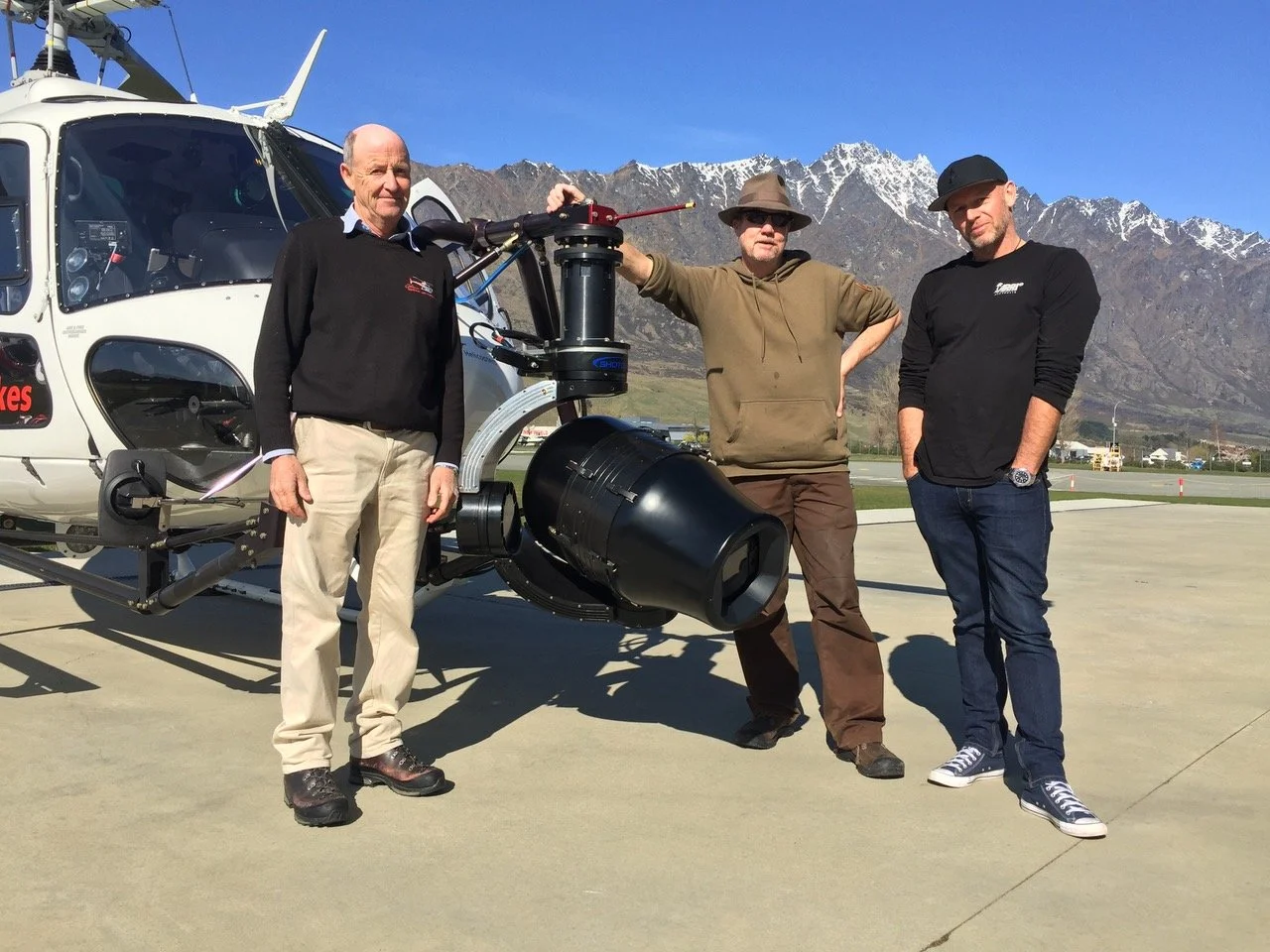 Alfie Speight, Brett Mills and Roger Feenstra