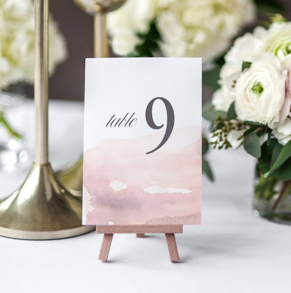 Download Mauve Floral Wedding Table Number Signs Paper Hearts Design Co Luxury Wedding Invitations Day Of Details